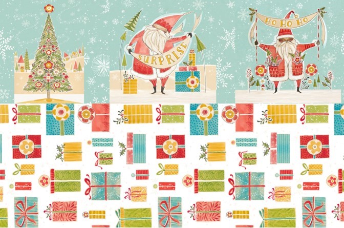 Santa Christmas Delivery Wrap Crafting Mod Podge Paper Sheet