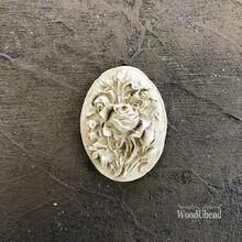 Pack of Five Floral Plaques WUB1399 3.5x2.5cms